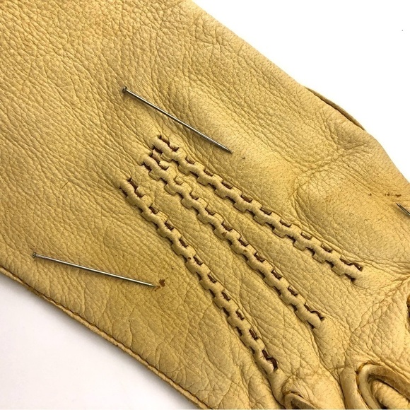 BUTTERCREAM leather gloves Small - Picture 7 of 8